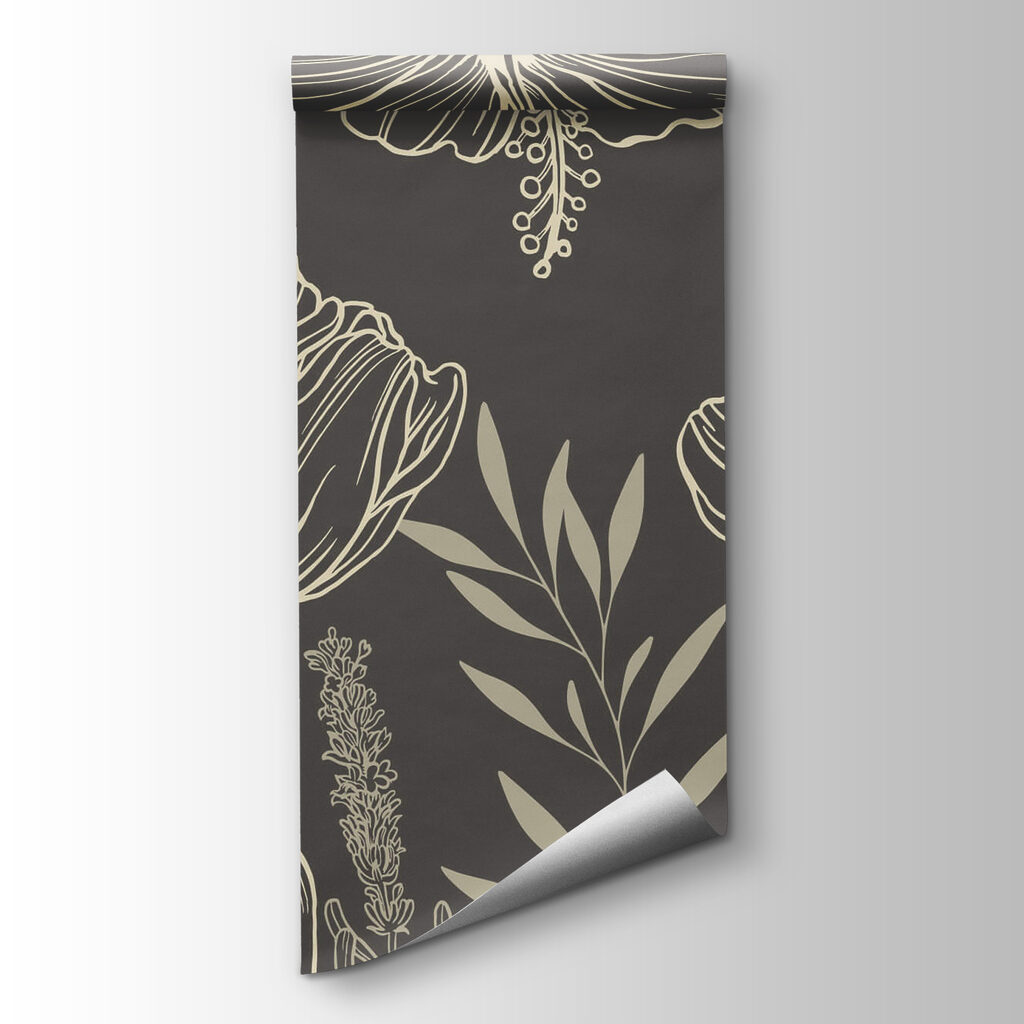 Open flower outlines — product view