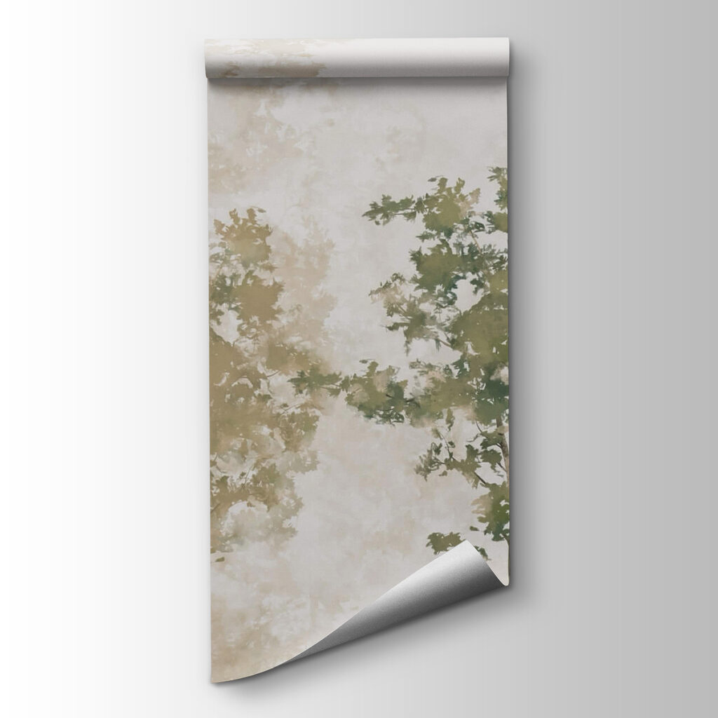Trees behind pale mist — product view