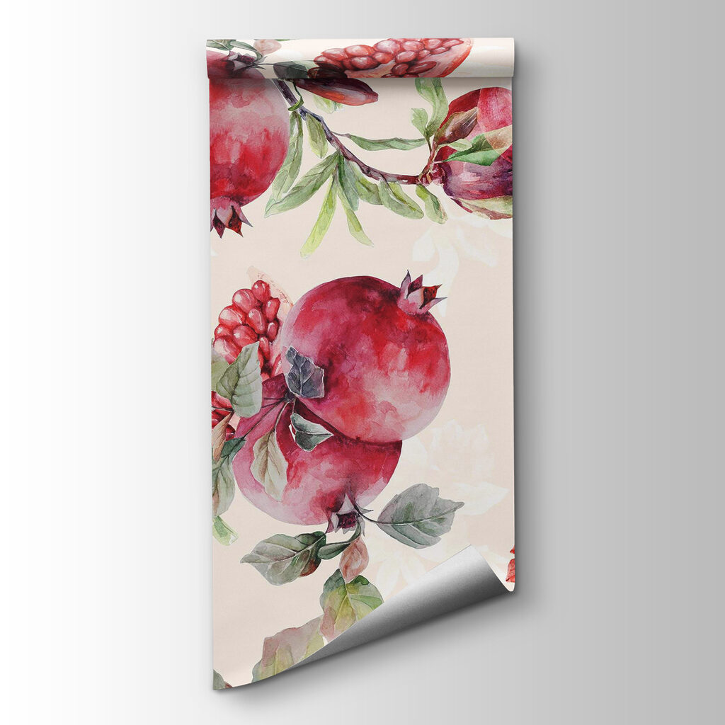 Pomegranates among blossom — product view