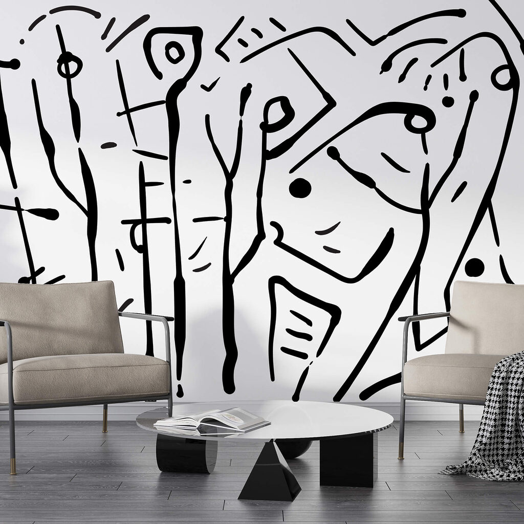 People in Ink in an interior