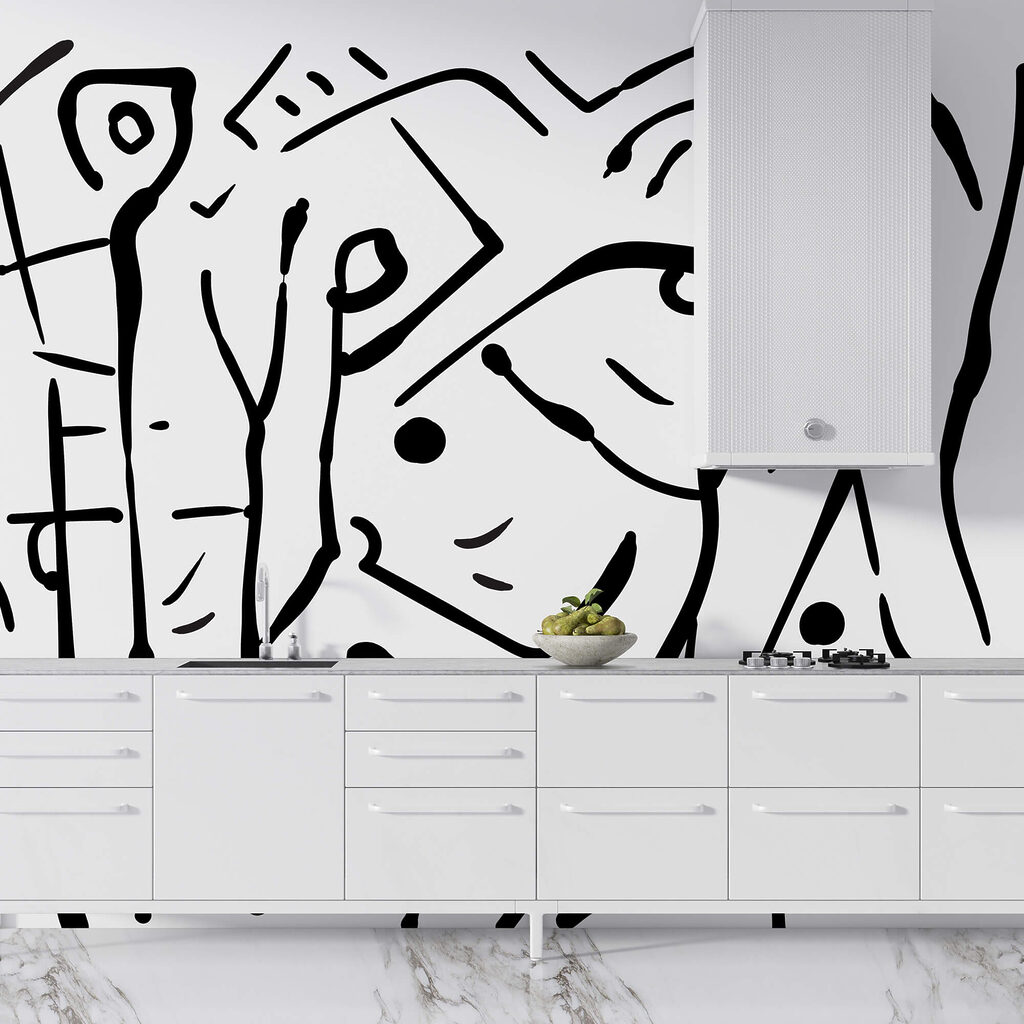 People in Ink in an interior
