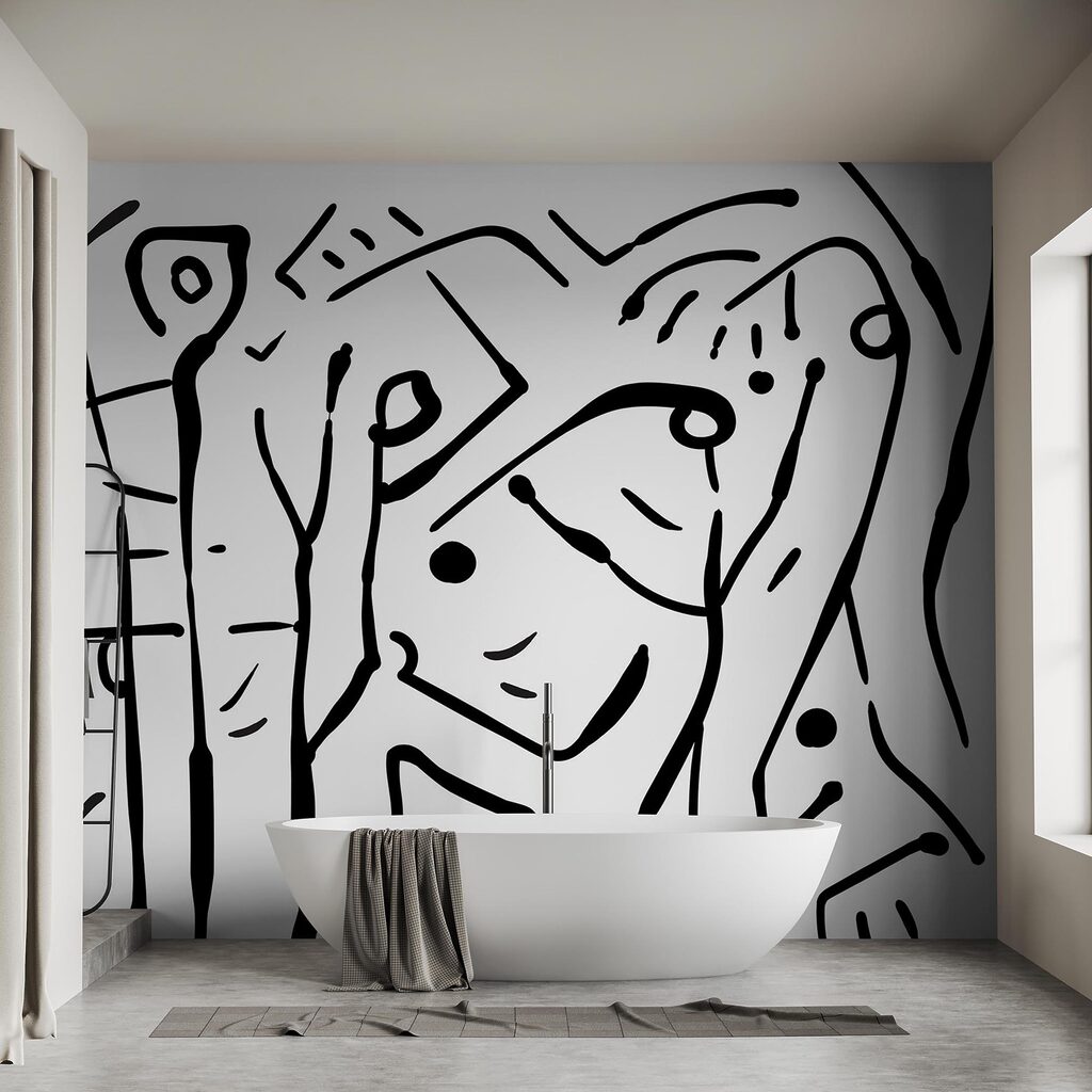 People in Ink in an interior