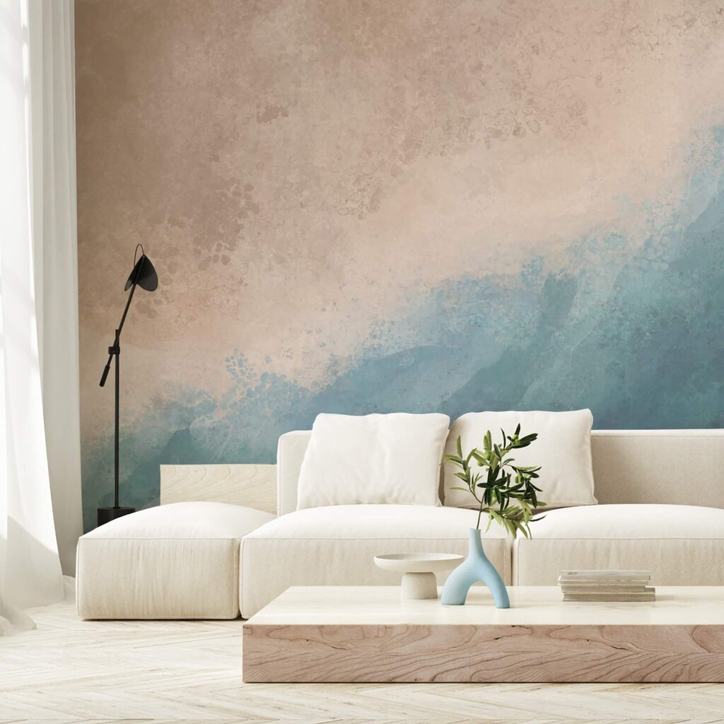 Turquoise waves meet sand — interior 1