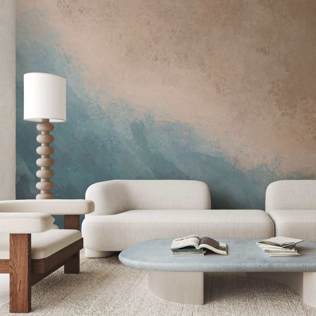 Turquoise waves meet sand — interior 2