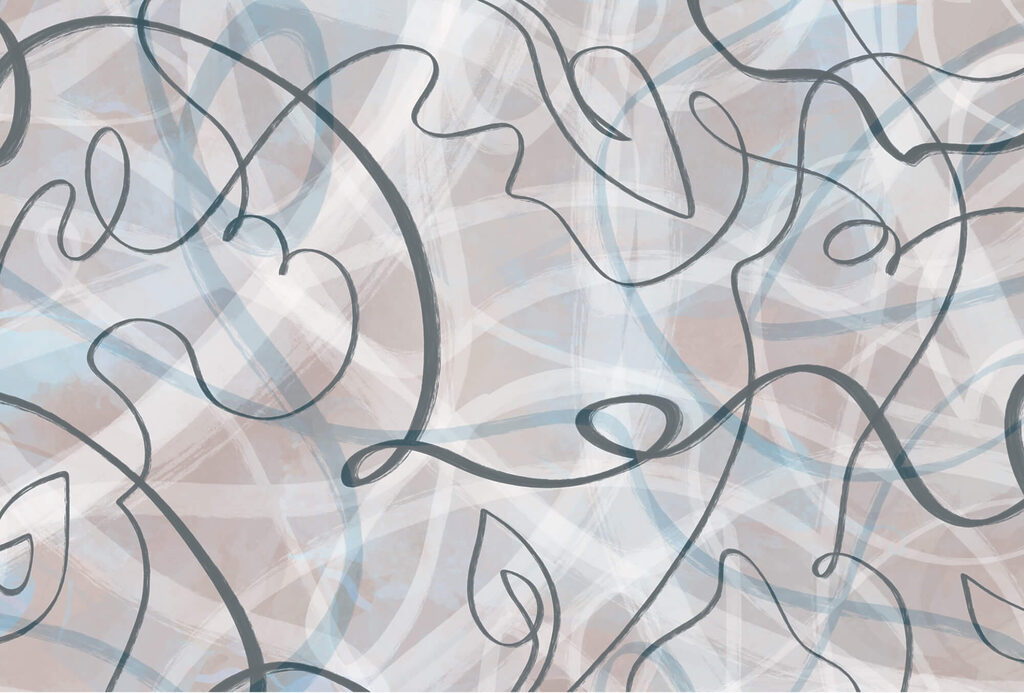 Loose leaf outlines — full design