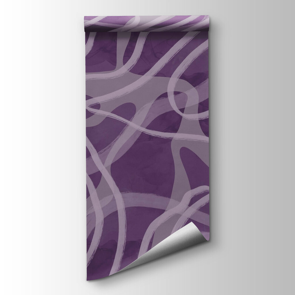 Twisting lilac lines — product view