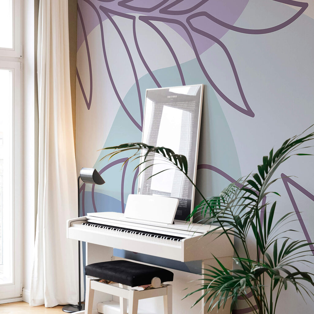 Monstera Lines in an interior