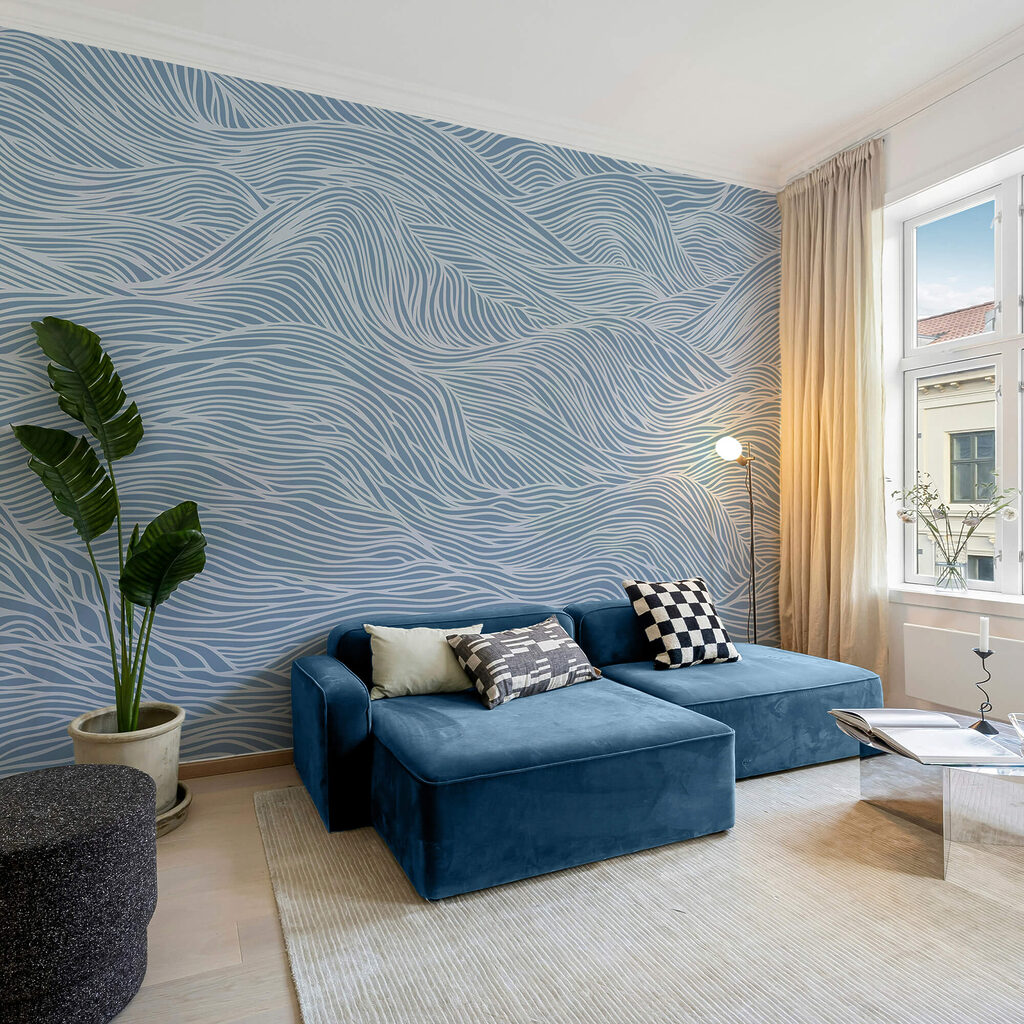Blue Undercurrent in an interior