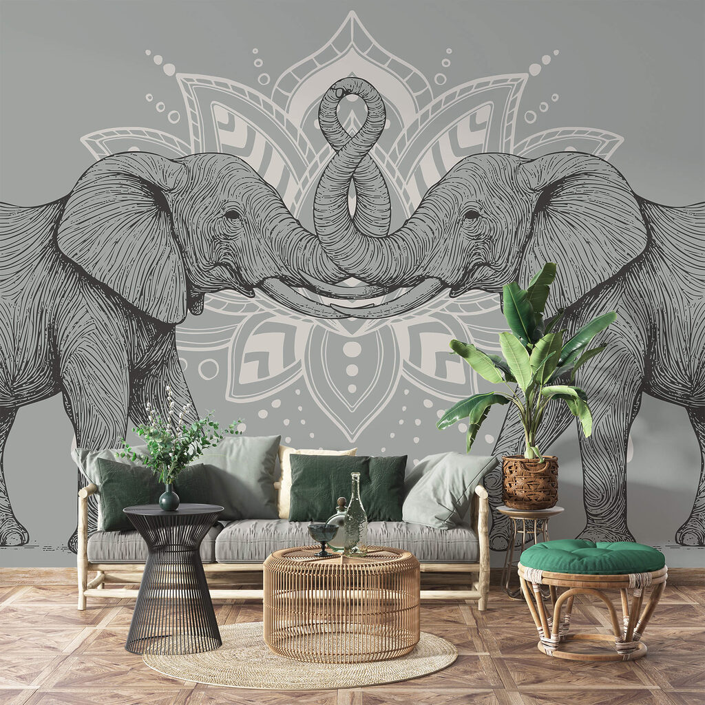 Elephant Mandala in an interior