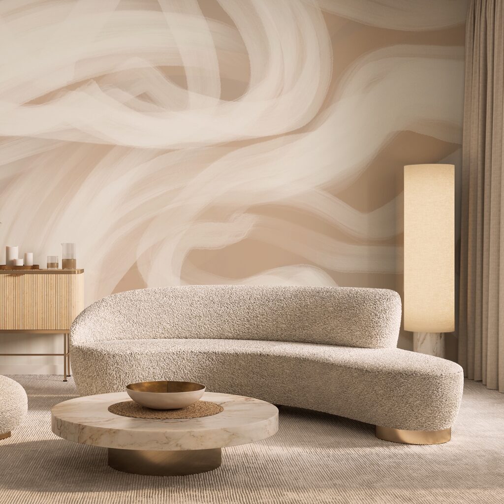 Ivory Swirl in an interior