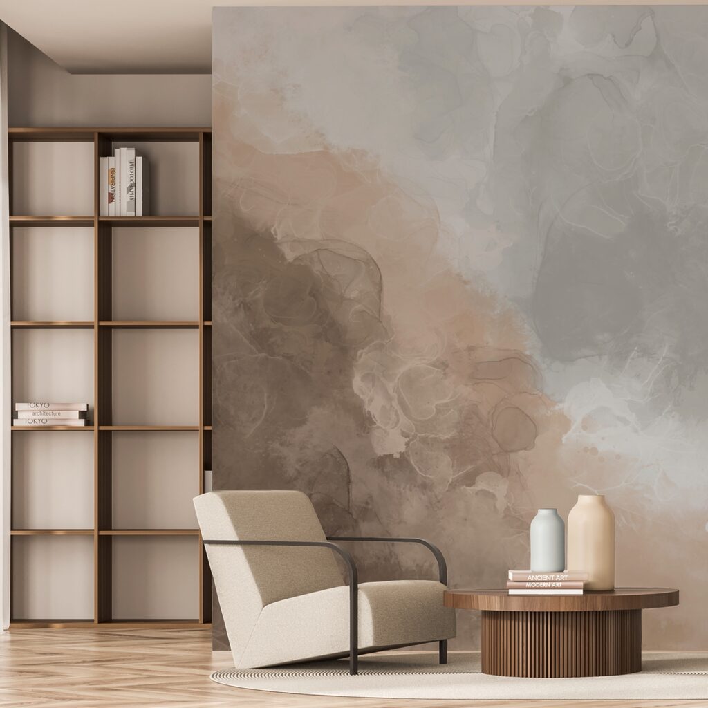 Paint veils flowing together — interior 1