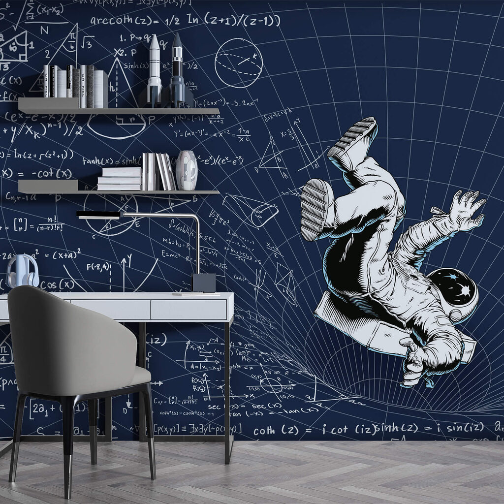 Astronaut among formulas — interior 2
