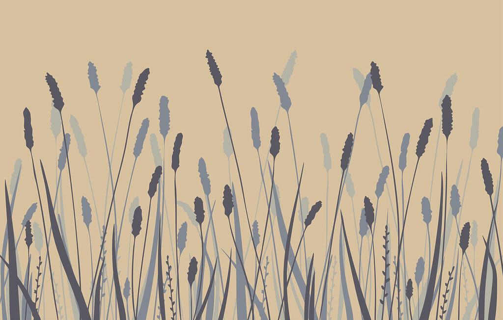 Meadow Silhouettes — full design