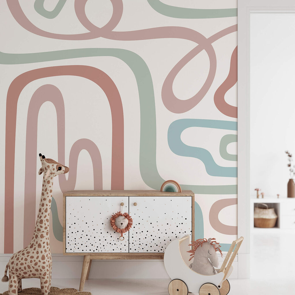 Wandering curved lines — interior 1