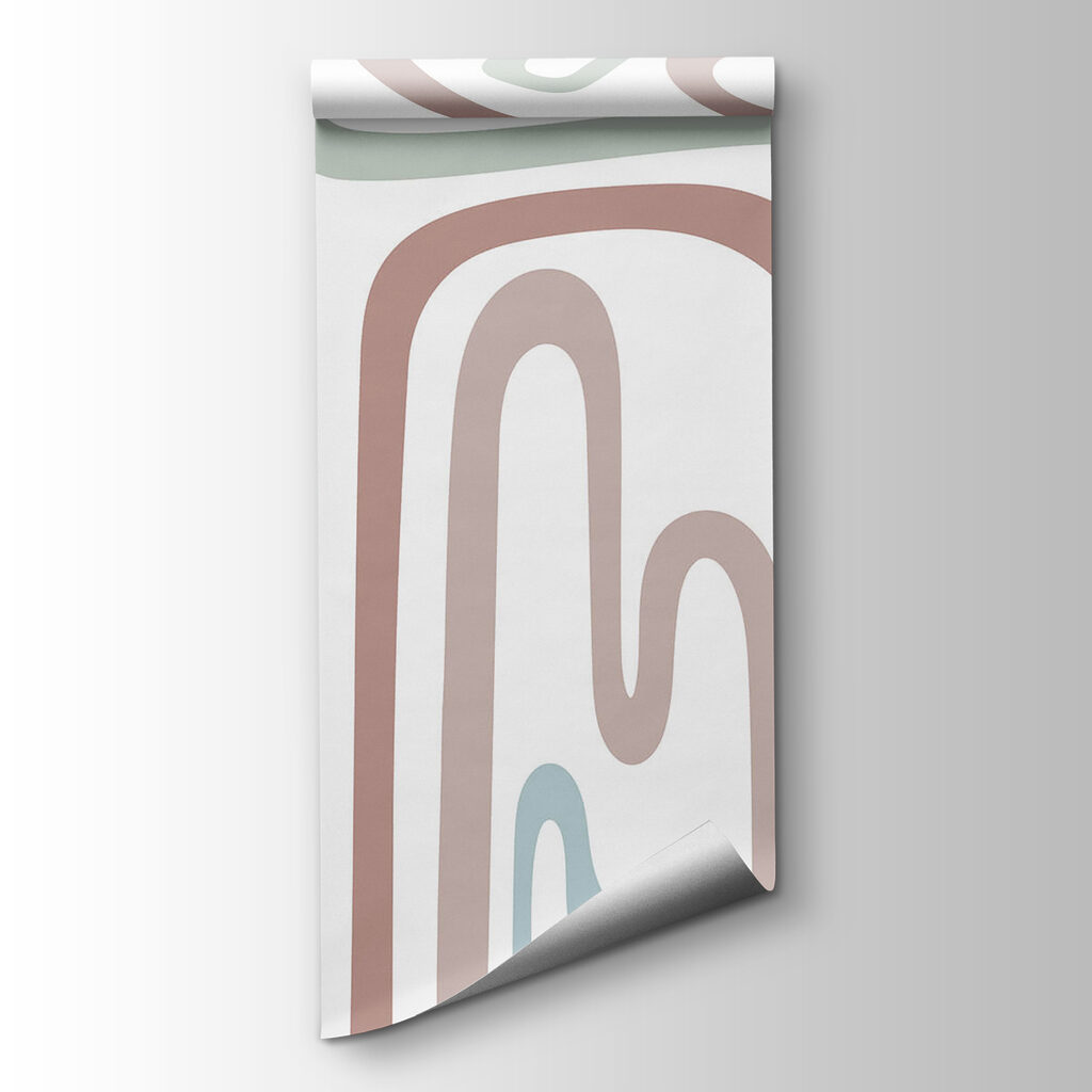 Wandering curved lines — product view