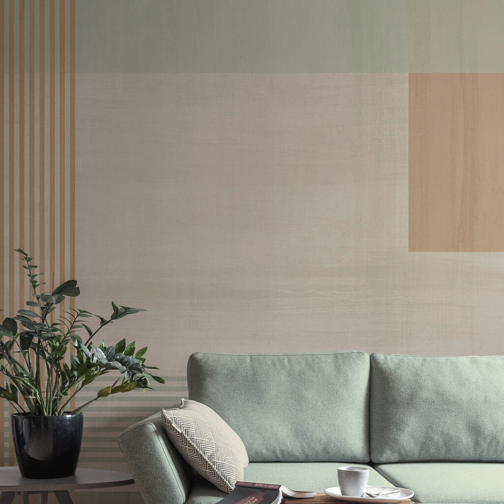 Layers of fine lines — interior 2