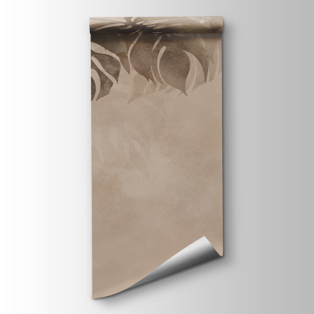 Tropical leaves above haze — product view