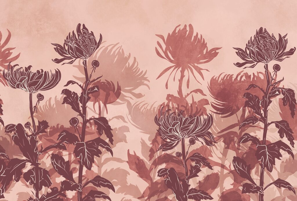 Wildflower Etching — full design