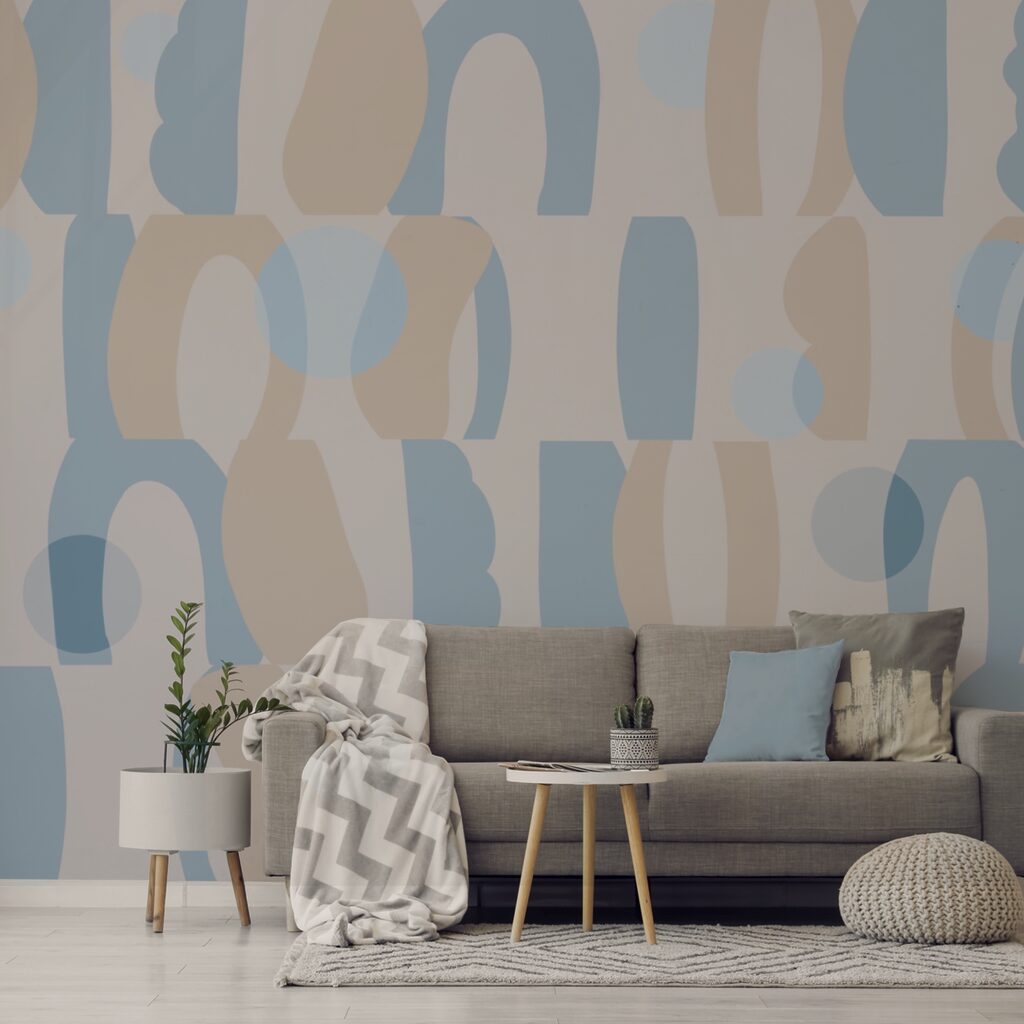 Rounded vertical shapes — interior 1