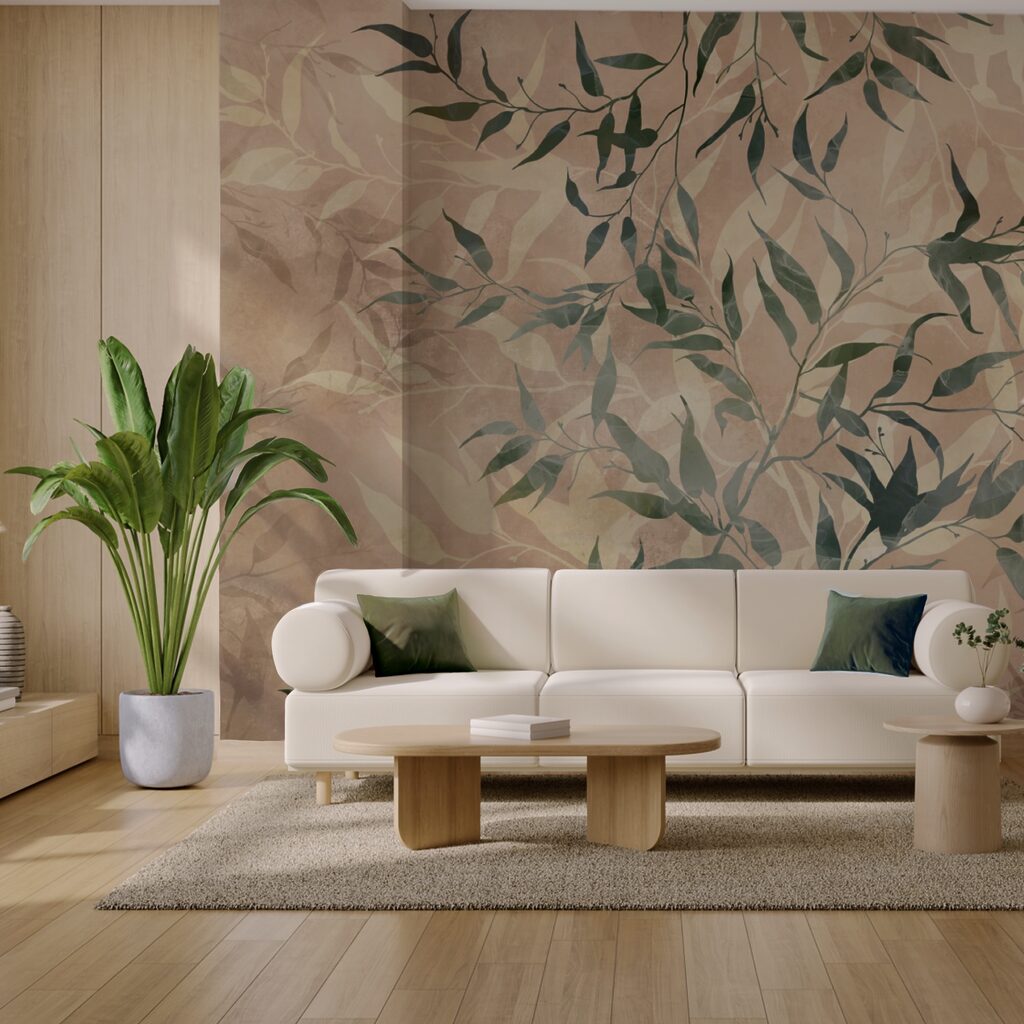 Leaves on Plaster — interior 3
