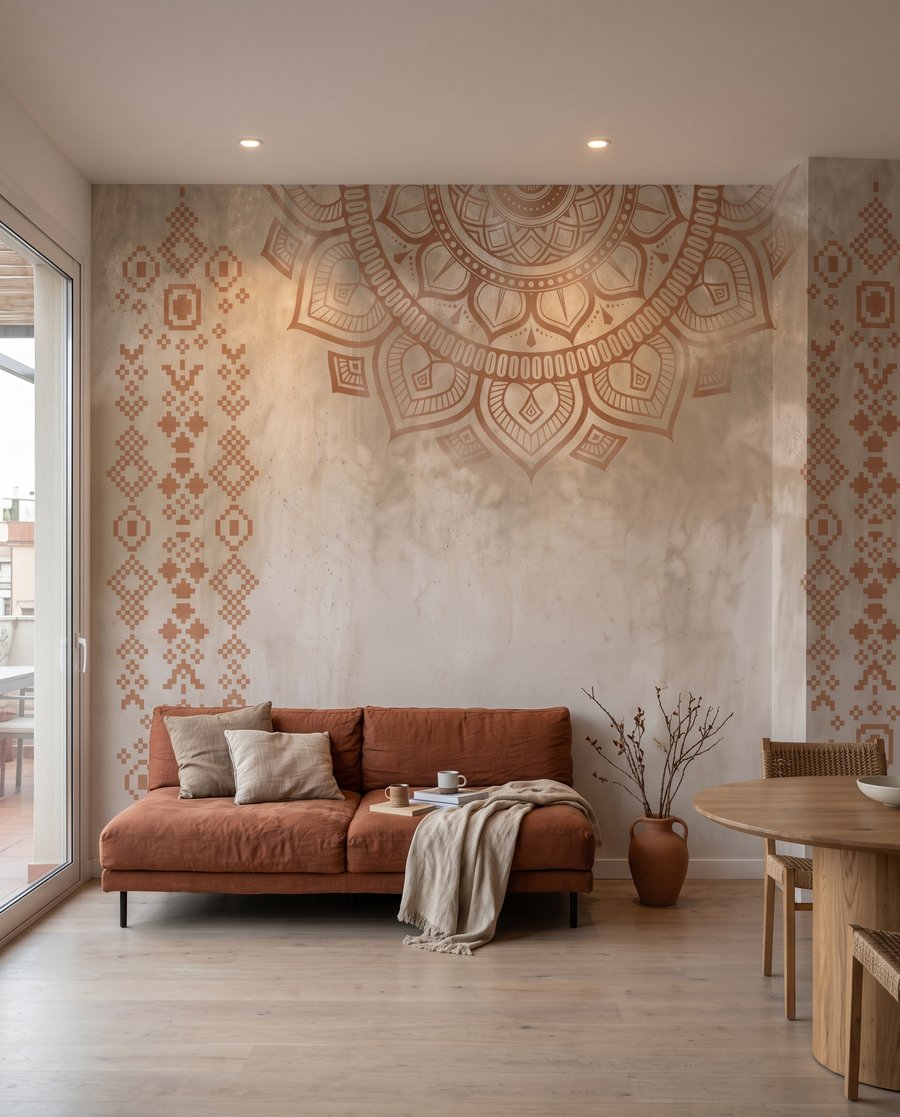 Mandala Morning in an interior