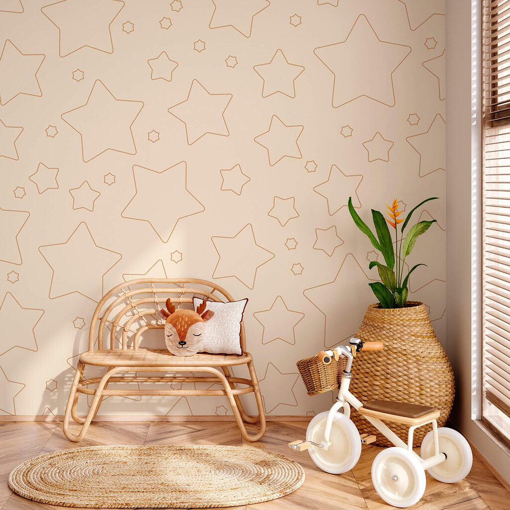 Star Outlines in an interior
