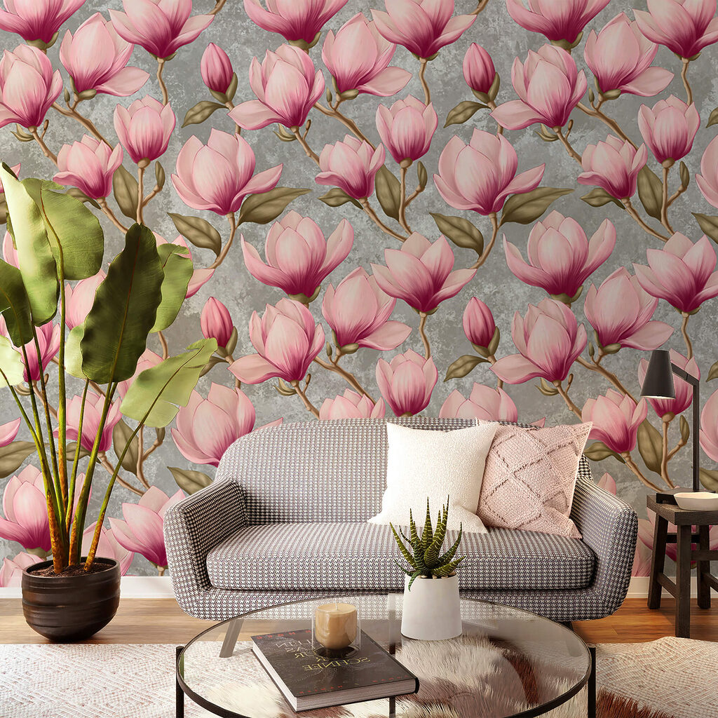 Magnolia flower pattern — interior 1