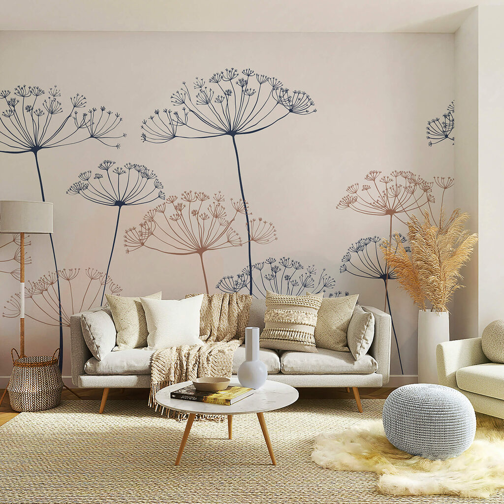 Flowers on thin stems — interior 2