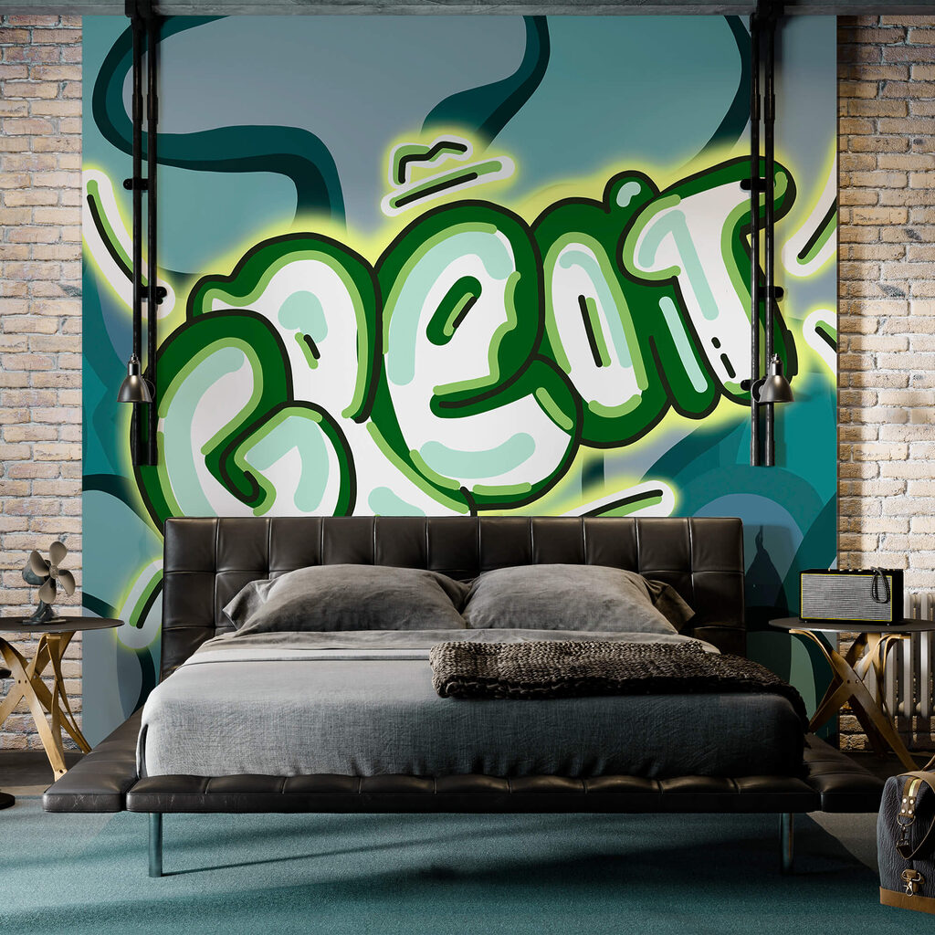 Great in Graffiti in an interior