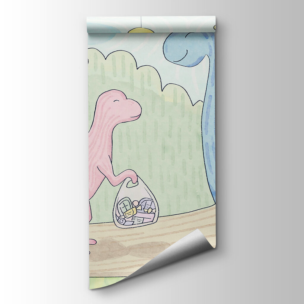 Pastel dinosaur world — product view