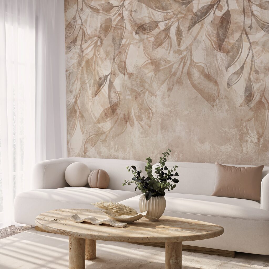 Hanging leafy branches — interior 3