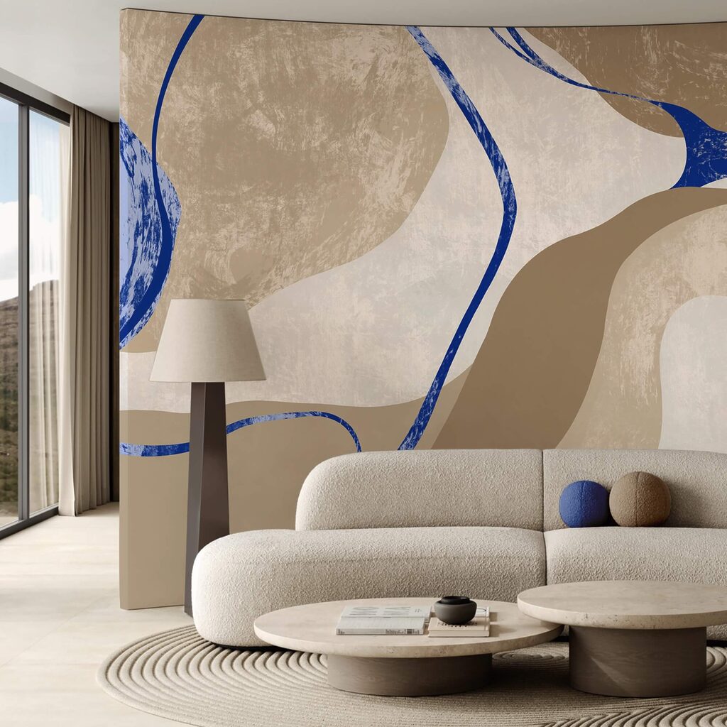 Curved Horizons in an interior
