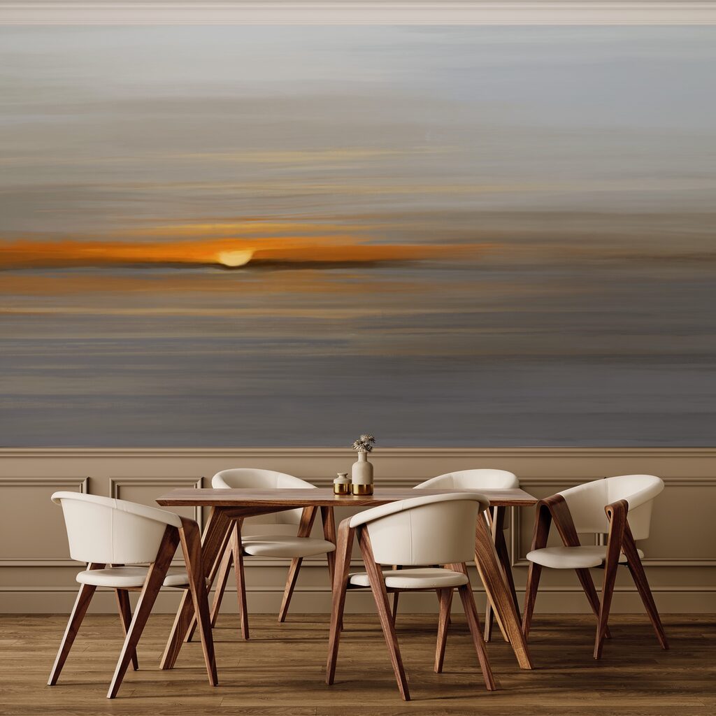 Sun between paint strokes — interior 2