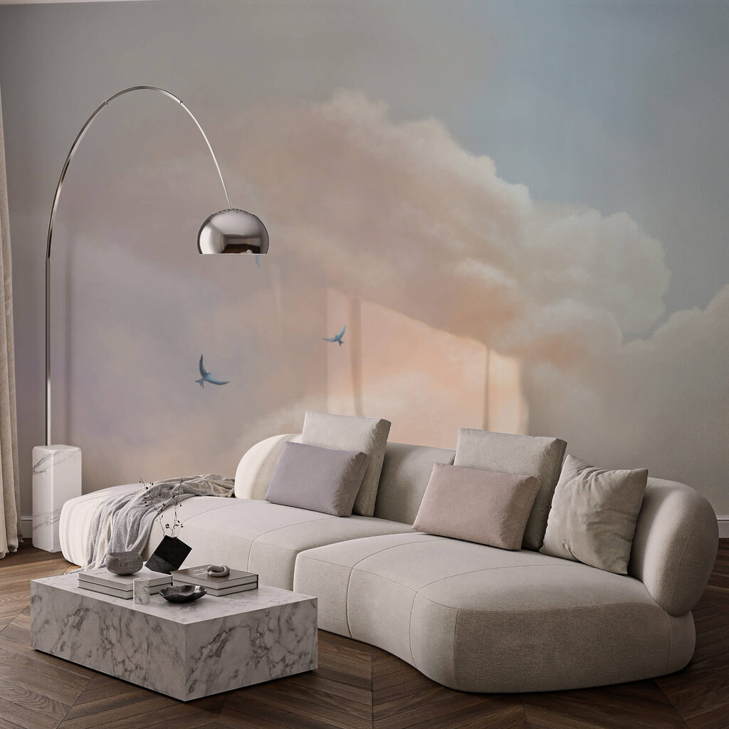 Birds beneath the clouds — interior 1