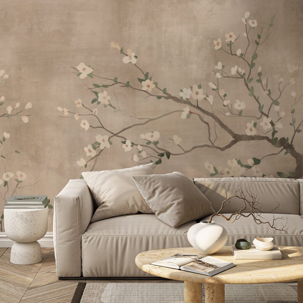 Slender blossom branch — interior 1