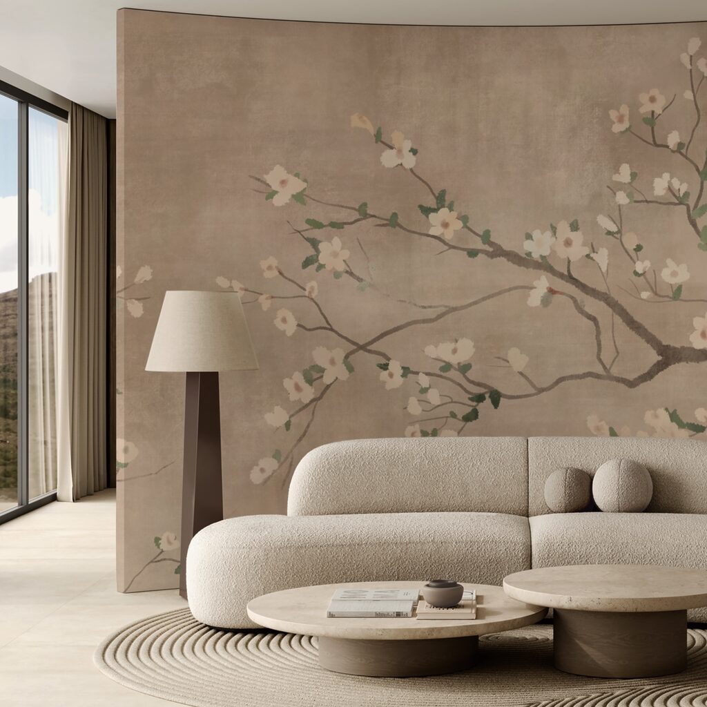 Slender blossom branch — interior 2