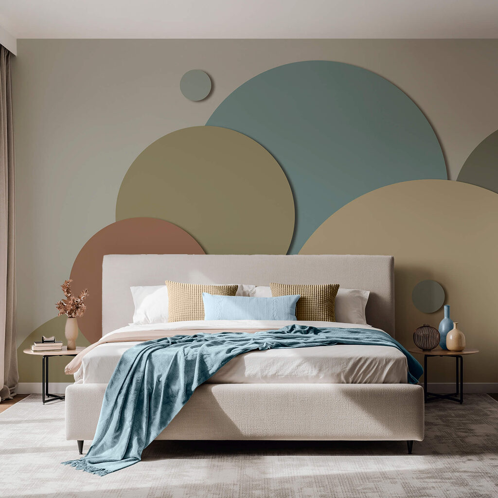 Circles in Colour in an interior