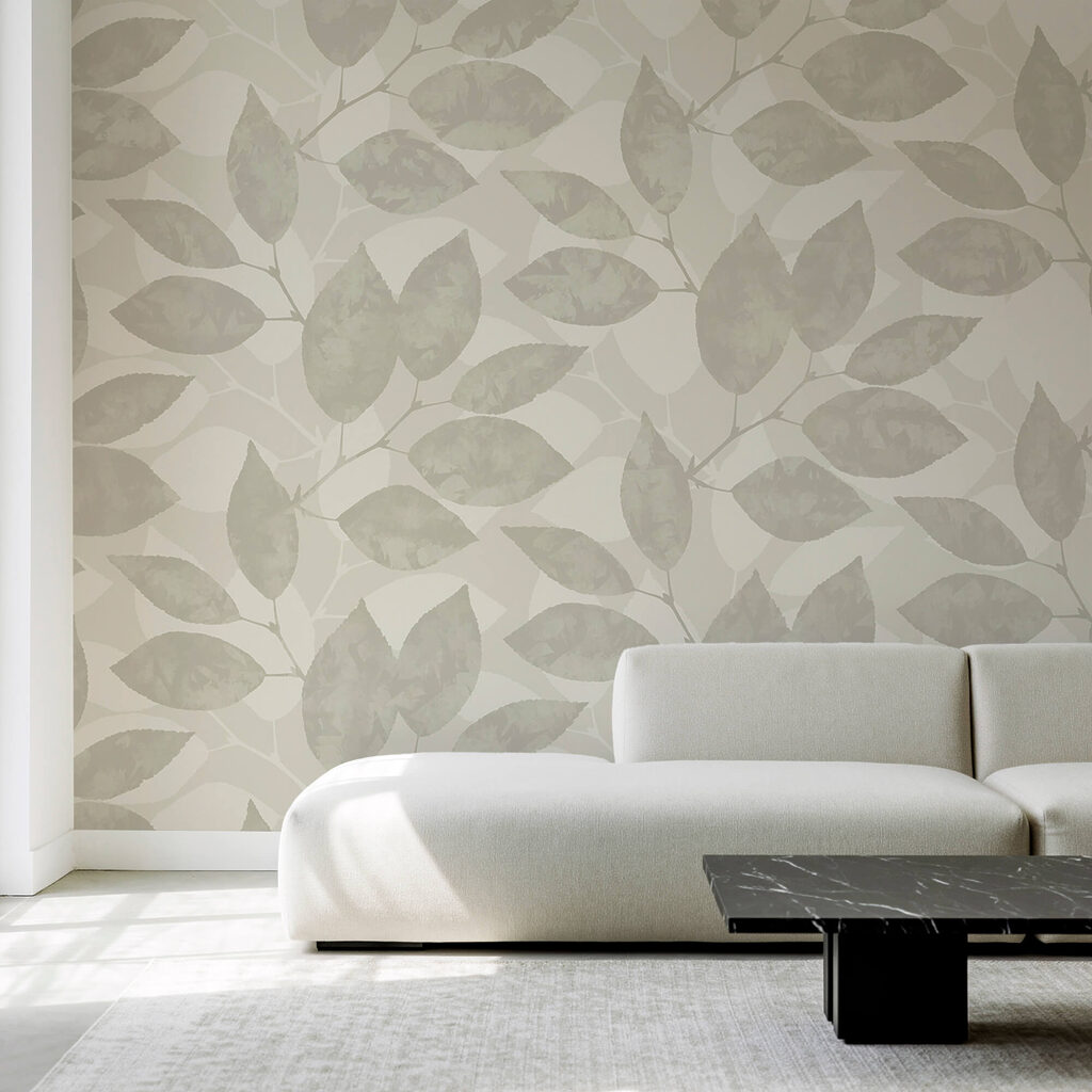 Leaf Silhouettes in an interior