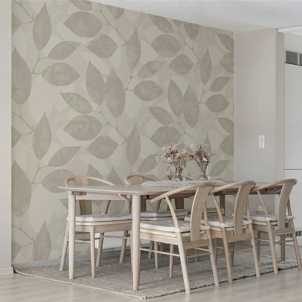 Leaf Silhouettes in an interior