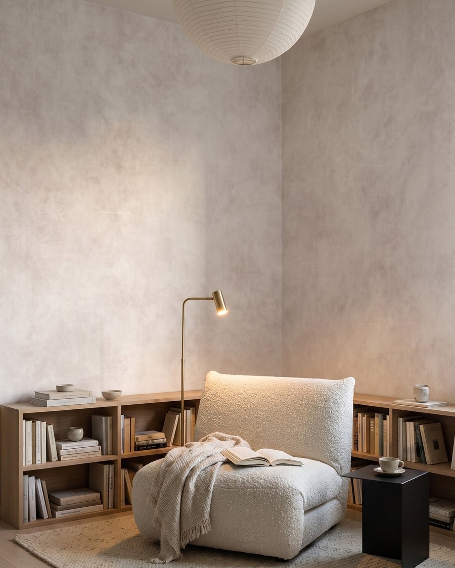Blush Flecks in an interior