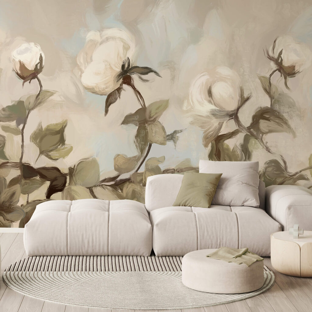 White Petal Study in an interior