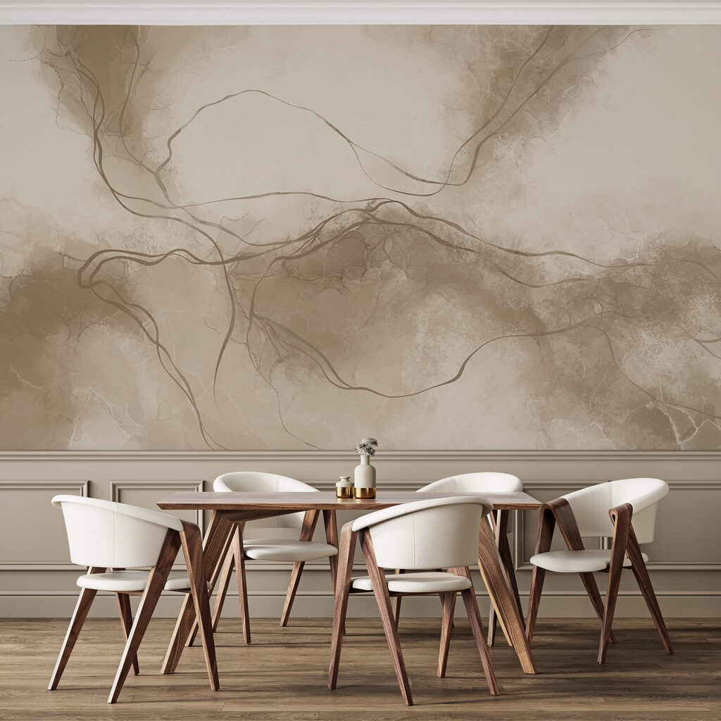 Fine veins between clouds — interior 1