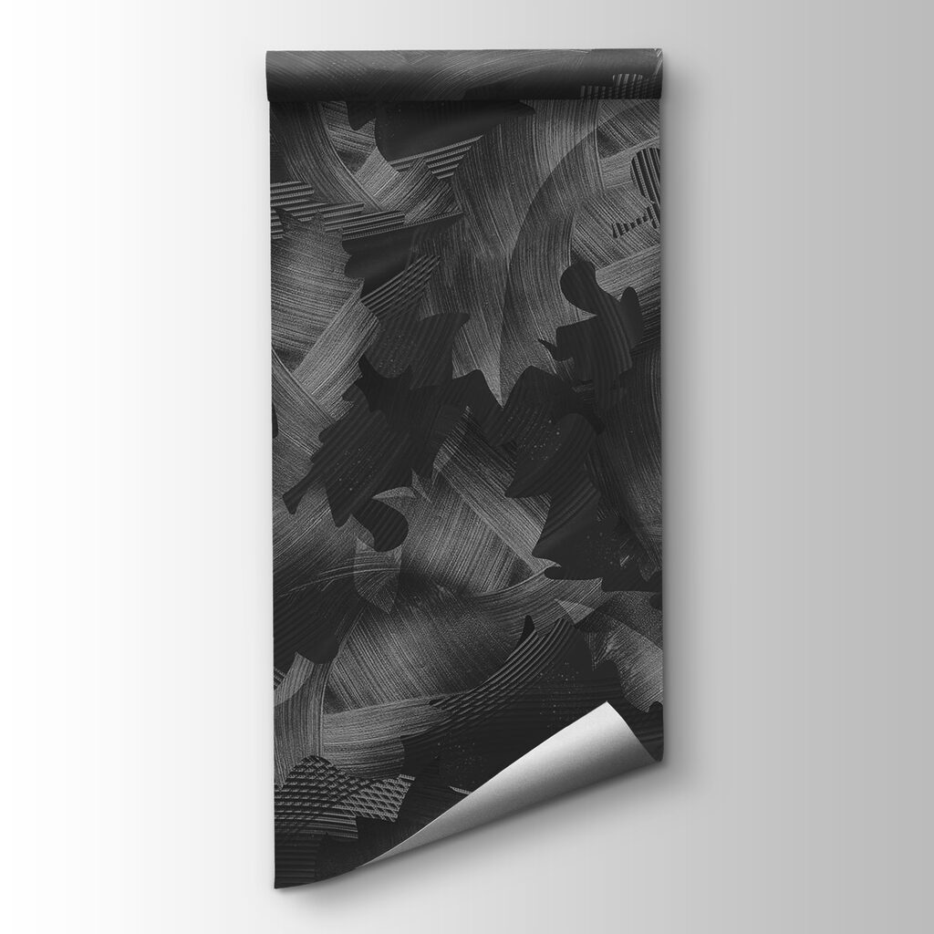 Dark feathers falling — product view