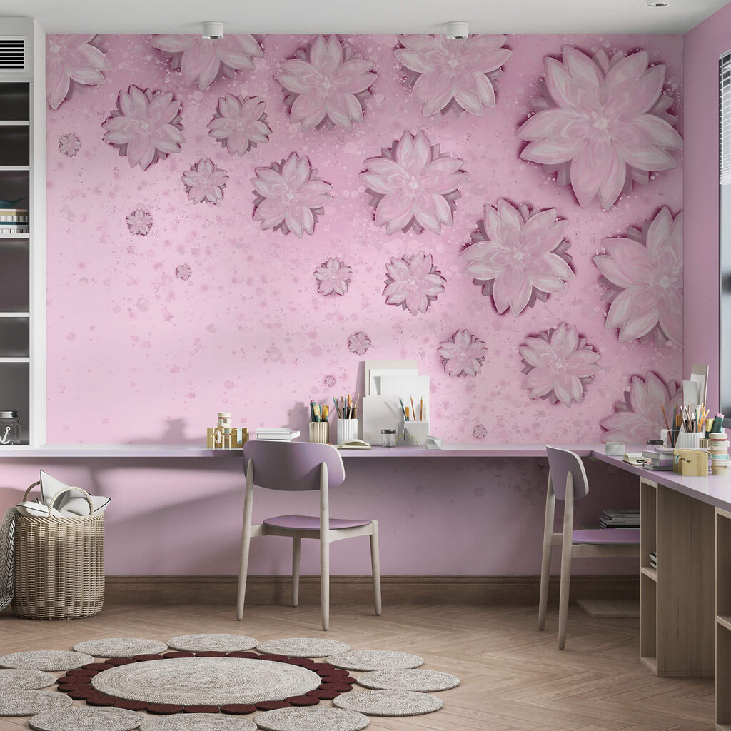 Flowers fanning out — interior 1