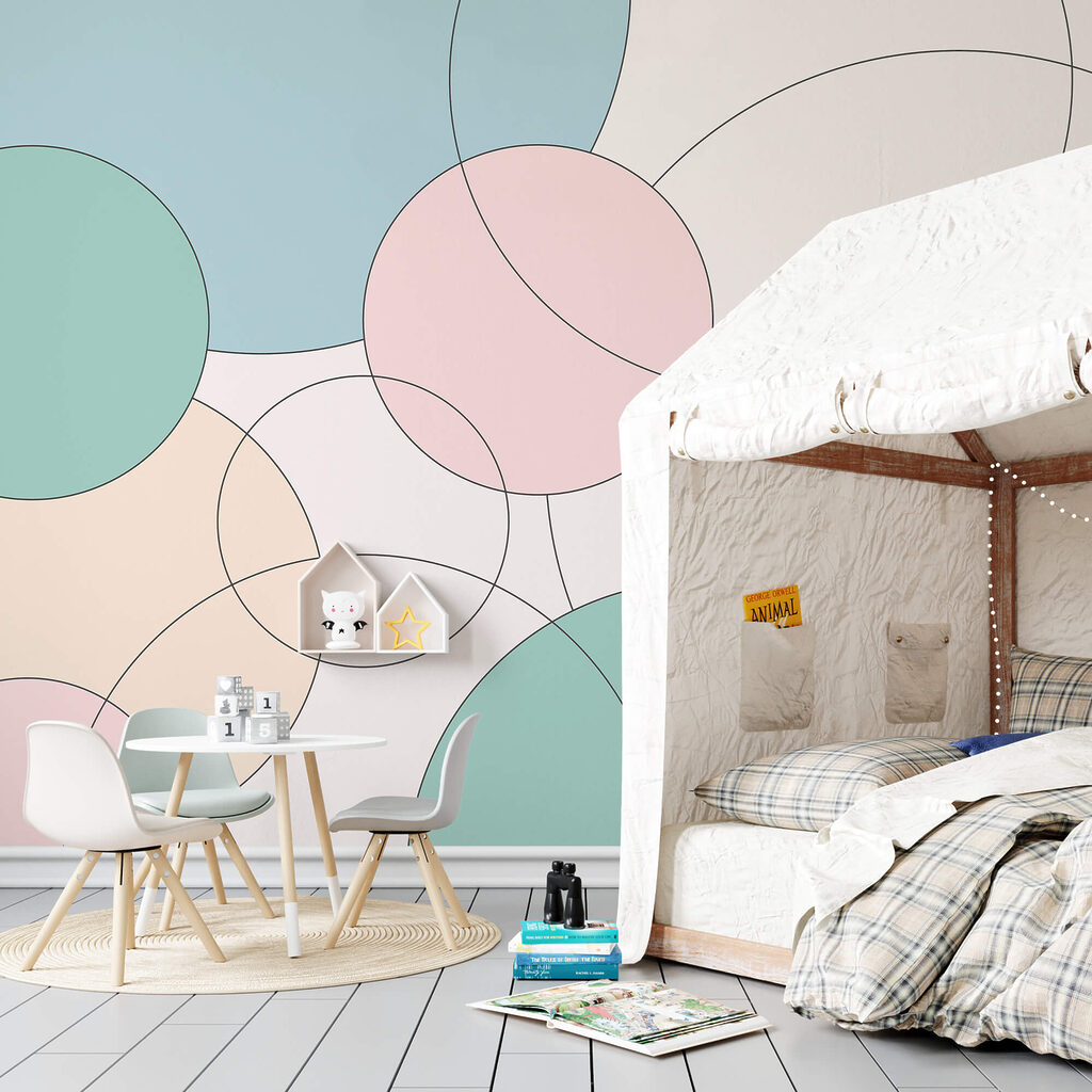 Circles at Play in an interior