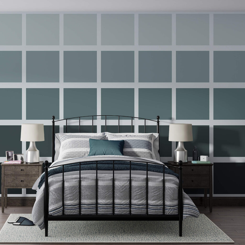 Gradient squares — interior 1
