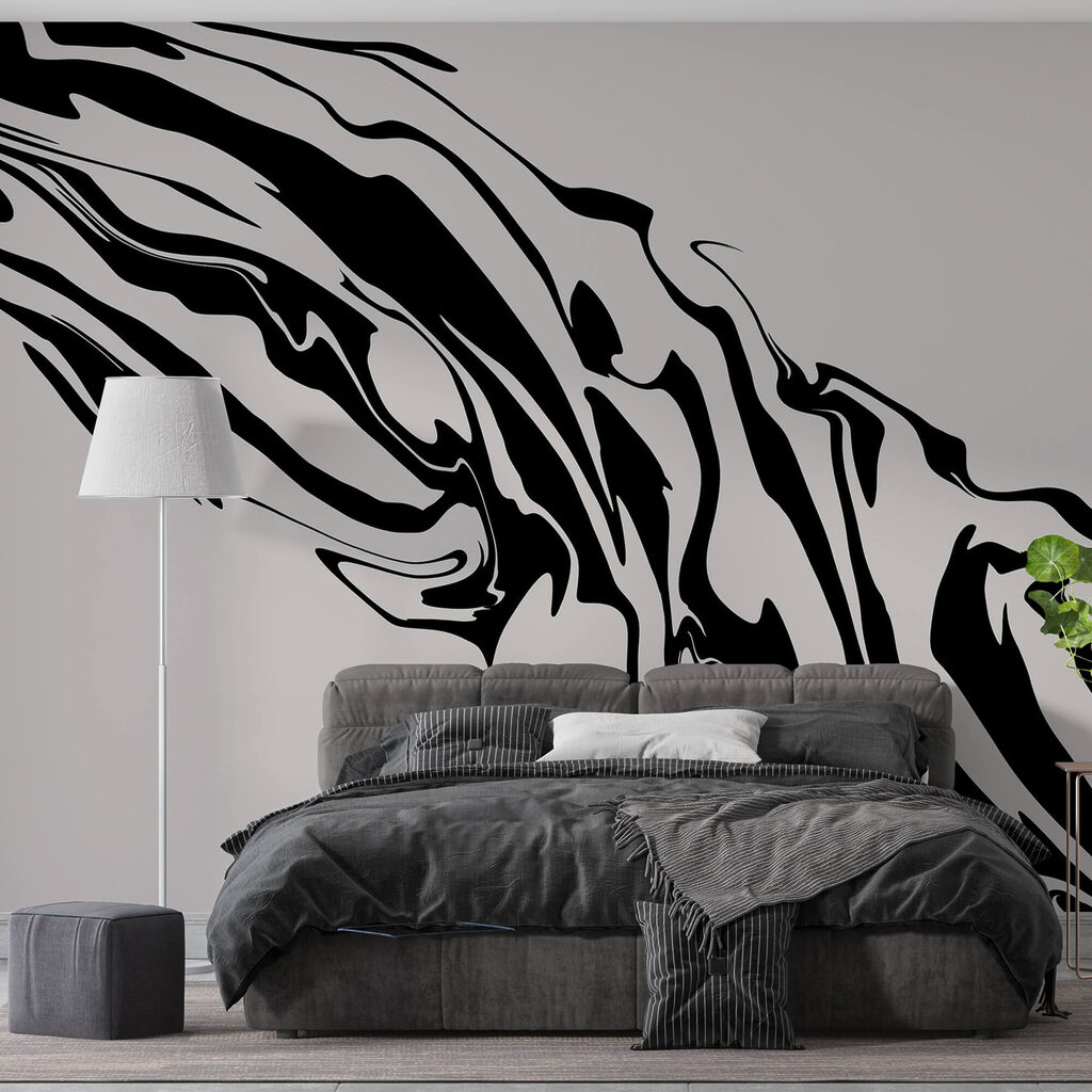 Black stripes flow diagonally — interior 1