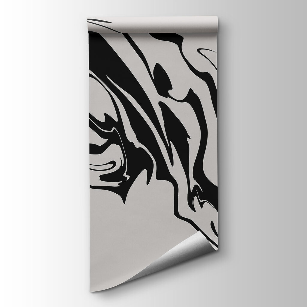 Black stripes flow diagonally — product view