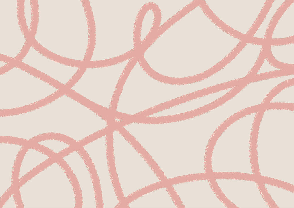 Pink loops run through — full design