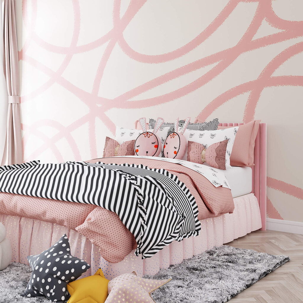Pink loops run through — interior 2